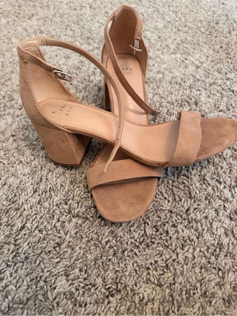 A New Day Women’s Tan Heels - Picture 2 of 2